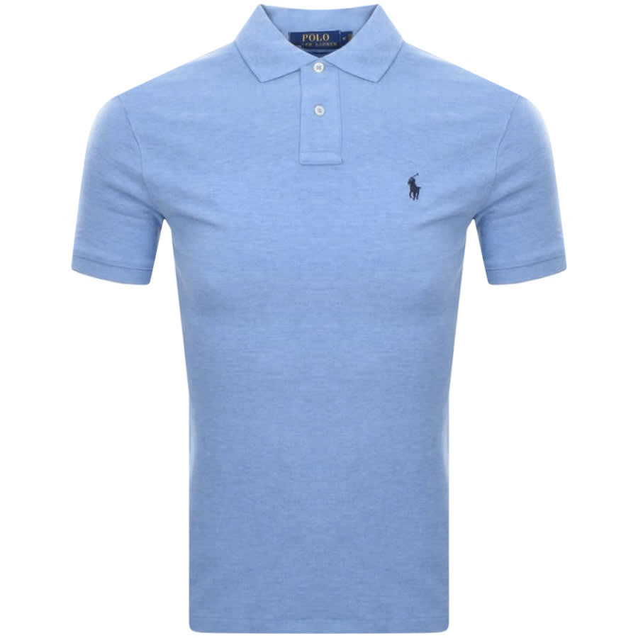 Alternative Image for ProductRalph Lauren Slim Fit Polo T Shirt Blue1